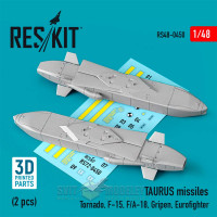 Ракеты TAURUS (2 шт) 1/48 Reskit РС48-0450 Ракеты TAURUS (2 шт) 1/48 Reskit РС48-0450