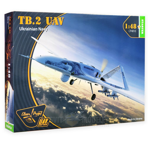 БПЛА Bayraktar TB.2 ВМС Украины 1/48 Clear Prop Models 4810 Стартовый набор