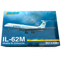 Іл-62М Українське Авіапідприємство 1/144 RUSH Model Kits RS144001 Іл-62М Українське Авіапідприємство 1/144 RUSH Model Kits RS144001
