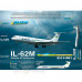 IL-62M Ukraine Air Enterprise 1/144 RUSH Model Kits RS144001