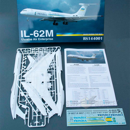 Іл-62М Українське Авіапідприємство 1/144 RUSH Model Kits RS144001