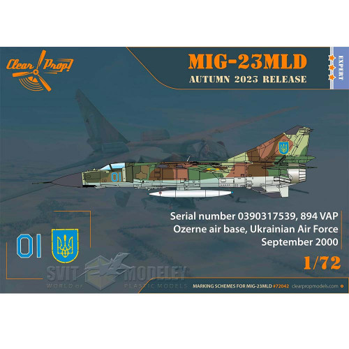 MiG-23MLD 1/72 Clear Prop Models 72042