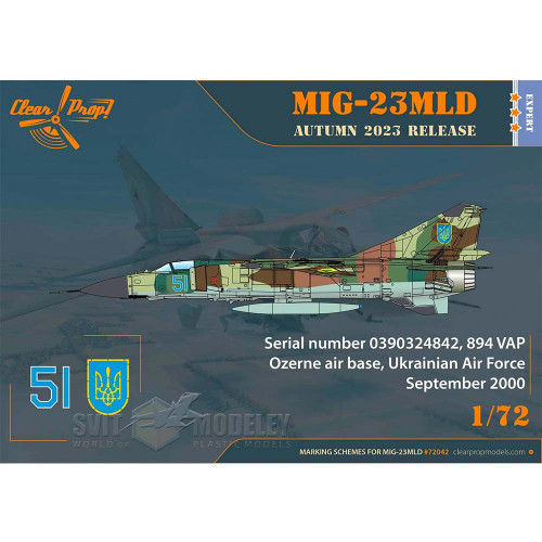 МиГ-23МЛД 1/72 Clear Prop Models 72042