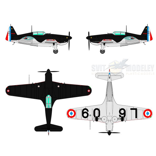 Morane-Saulnier MS.406.C1 1/48 Dora Wings 48031