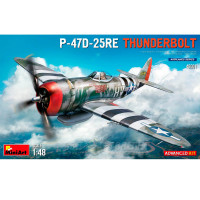 P-47D-25RE Thunderbolt 1/48 MiniArt 48001 (Продвинутый набор)